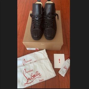 Christian Louboutin Hi Top Spikes Sneakers